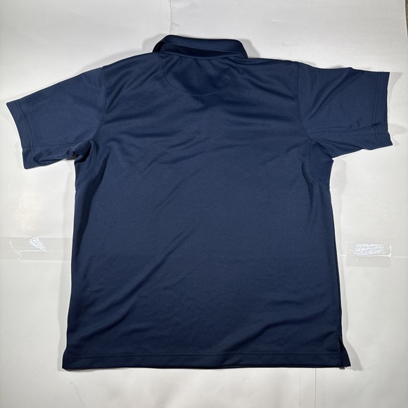 Columbia Pfg Shade Short Sleeve Polo Shirt Navy Blue Men's Size Large Golfing - Picture 7 of 7